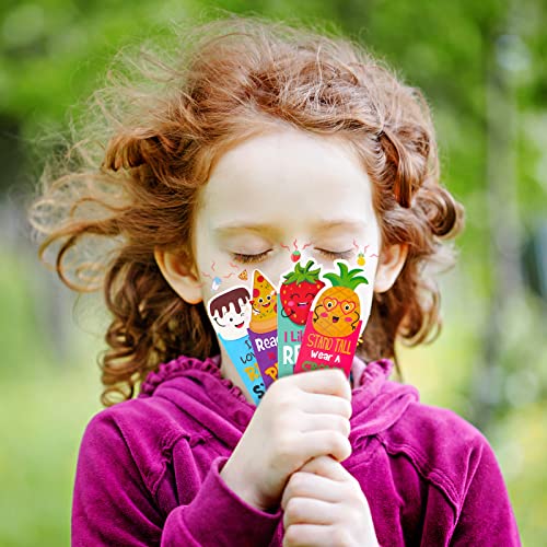 60 Pcs Bookmarks For Kids Scented Bookmarks Scratch And Sniff Fun Fruit Bookmarks Classroom Graduation Gifts Bookmarks Smelly Bookmarks For Kids 6 Styles End Of Year Student Gifts (Fruit Style) #TOP3