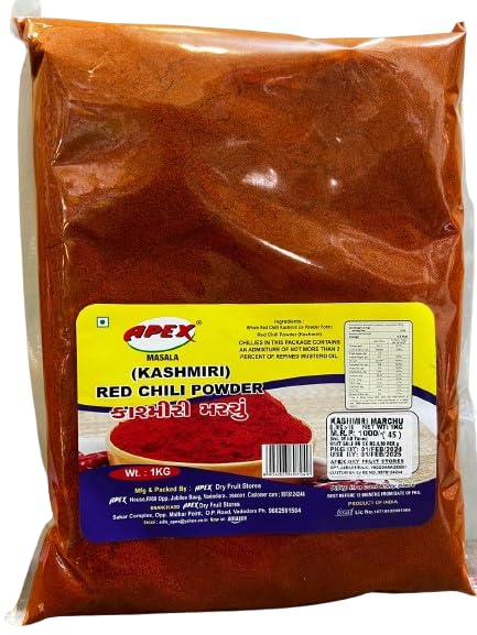 APEX Kashmiri Red Chilli Powder (1 KG) - Image 2 thumbnail
