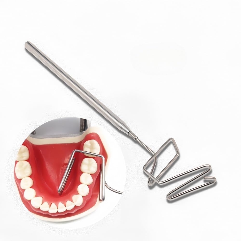 Dental Lip Cheek Isolator Lip Cheek Separator Retractors Stainless Steel Lingual Isolator (1 piece Left)