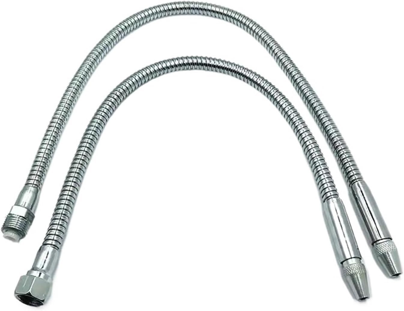 Tubo flessibile for tubo refrigerante acqua olio, 1 pezzo 1/4" 3/8" 1/2" metallo filettato for tornio CNC con dimensioni multiple(1/2 Female 400mm)