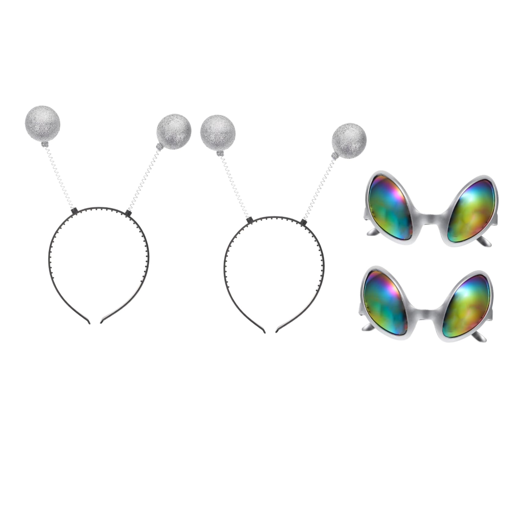 NOLITOY Glasses Hair Hoops 2 Sets Festival Headband Fashion Headdress for Cosplay Holiday Party