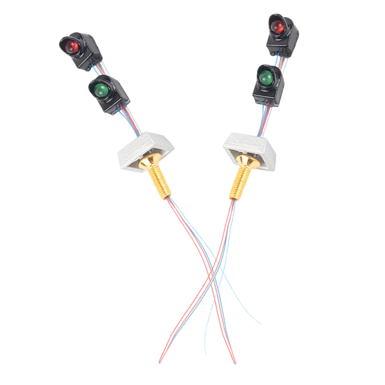 DOITOOL DIY Model Train Accessories Miniature Traffic Light Indicator Light for Terrain Simulation