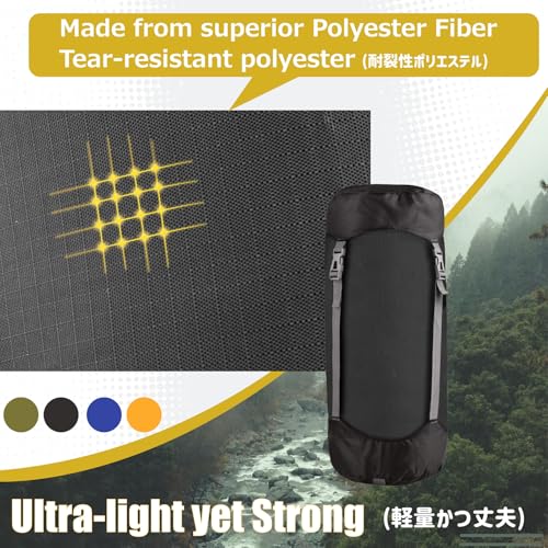 image for Azarxis Compression Stuff Sack for Sleeping Bag, Lightweight Compressi