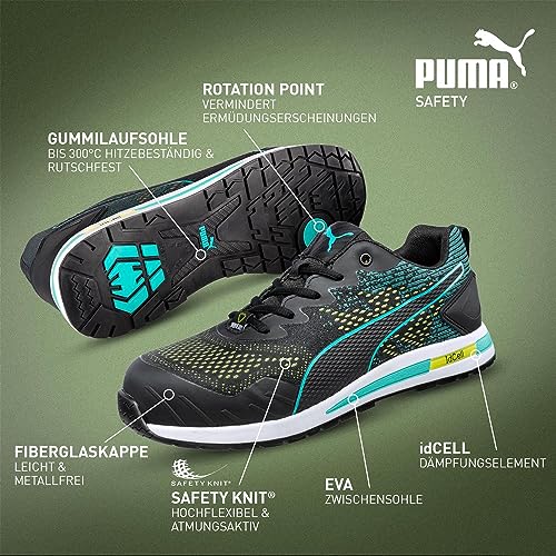 PUMA Chaussures de sécurité S1P Vivid GH Noires - Pointure 44