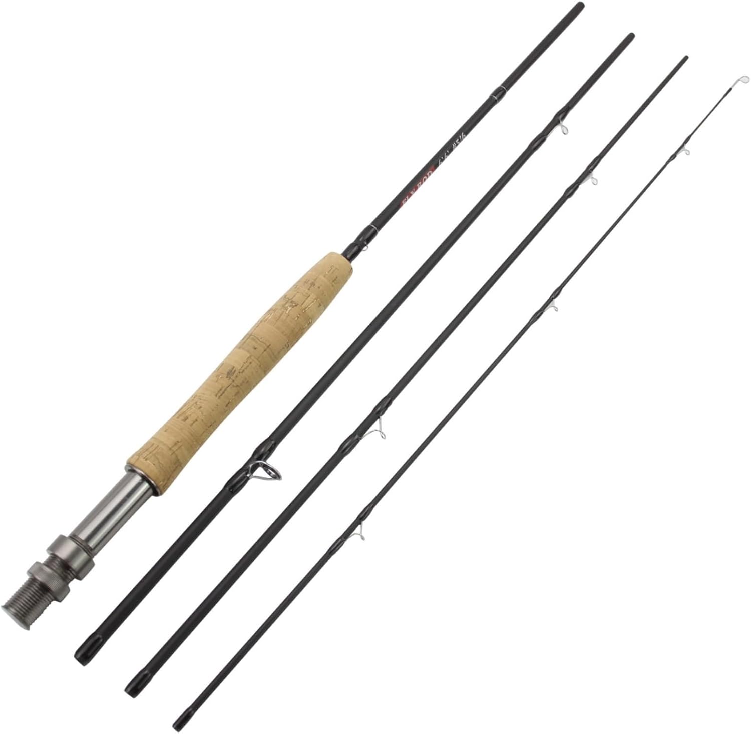 9Ft Im7 Carbon Fiber Fly Fishing Rod, 8Wt, Fast Action 4-Piece, Lightweight Design, Easy to Assemble, Perfect for Saltwater Fishing