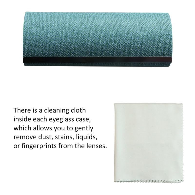 Image of VisionGlobal Hard Shell Eyeglass Case for Eyeglasses and Sunglasses for Men /Women and Kids