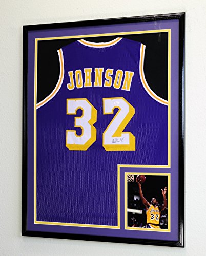 Xl Double Matted Custom Framed Jersey Display Case Frame W/98% Uv Protection (Black Wood Finish, Black Background) #TOP5