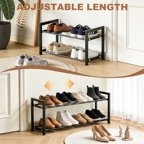 Étagère à chaussures étroite pour optimiser les petits espaces d'entrée - 6