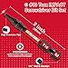 Geinxurn 30 Pieces T10 Impact Tough Magnetic Screwdriver Bit Set, 2 In. #10 Torx Head Power Bit Set, S2 Alloy Steel T10 Star Bit Set