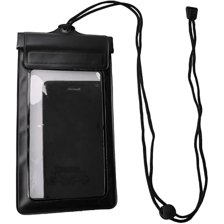 Waterproof Mobile Pouch with Hanging Thread Underwater Phone Dry Bag ...