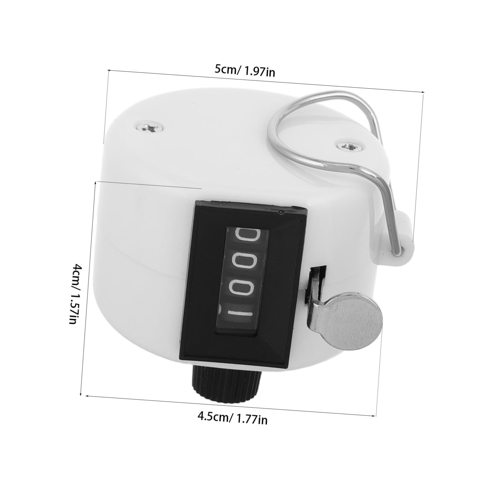 SUPVOX Counting Made -Piece Plastic Manual Counters Digital Display Perfect for Inventory Retail and Education