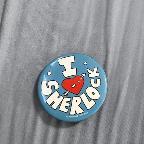 Sherlock Holmes I Love Sherlock Pin image 5