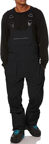 Baberos de nieve para hombre, pantalones de esquí ajustables, babero de snowboard para exteriores, impermeable, aislado, antidesgarros, overoles de