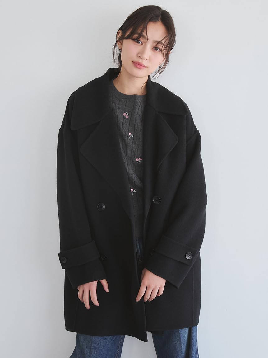 タグ付☆ Mila Owen メルトン ピーコート mtt イタリア布地 Amazon.co.jp: Mila Owen: OUTER