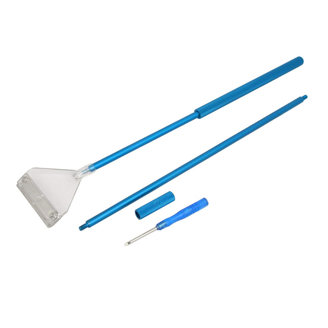 Aexit Fish Tank Special tool Handy Tool Aluminum Alloy Algae Scraper Set Razor Cleaner Cutter Model:91as83qo291