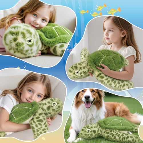 Image of Niuniu Daddy 20 inch 3.3 Pound Weighted Stuffed Animals Sea Turtle for Kids Adults, Large Sea Turtle Weighted Plush Toy, Cute Body Pillow for Calming, Ocean Series Sleeping Gift for Everyday Comfort