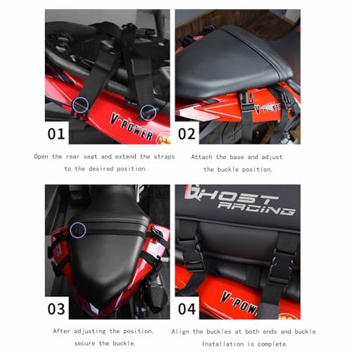 Bolsa trasera para moto Royal Enfield Meteor 350 2020-2025 miniatura 6