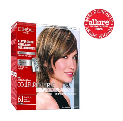 l39oreal paris couleur experte 2-step home hair color and highlights kit french clair