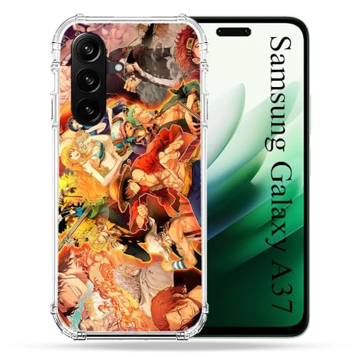Coque Samsung Galaxy A37 5G Manga One Piece Nakama évite les rayures