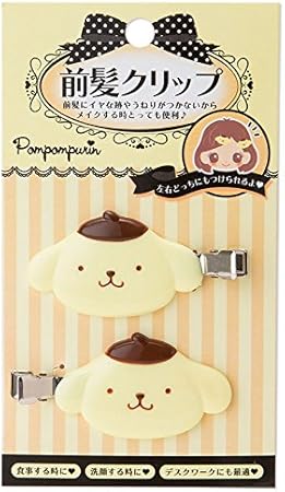Amazon Co Jp サンリオ ポムポムプリン ポムポムプリン 前髪クリップ アクセサリー ヘアピン ポムポムプリン イエロー グッズ ビューティー