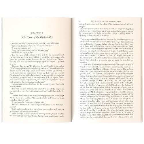 Image of The Hound of the Baskerviles | Sherlock Holmes Classic | Unabridged (144 Pages) | Detective Fiction Novel for Readers of All Ages by Arthur Conan Doyle (Classic Novels)