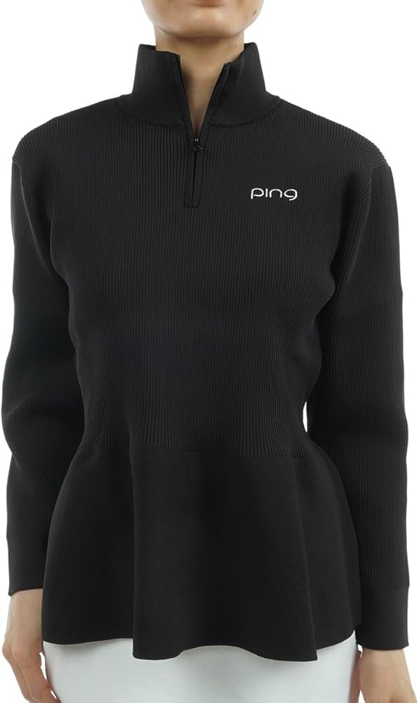 Amazon | [ピン アパレル] レディース 長袖 ハイネックニット