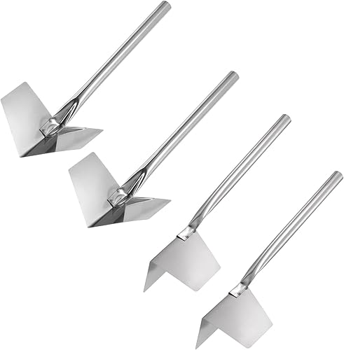 Miniatura 6 de uxcell Paletas interiores y esquinas de 2.7 pulgadas de acero inoxidable para paneles de yeso de 2.7 pulgadas, 2 juegos