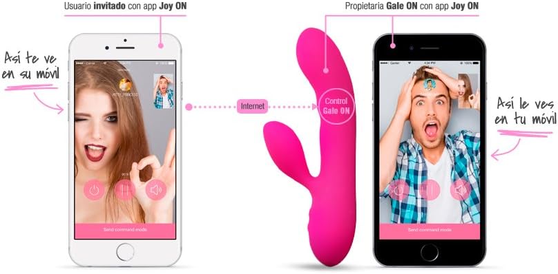 Joy ON Gale ON Vibrador Femenino con App Móvil y Modo Audio ...