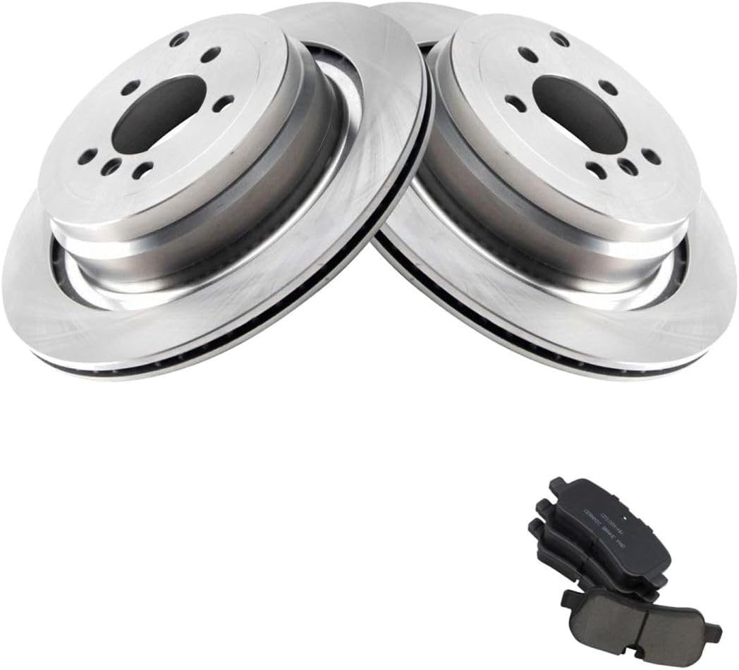 Brake Pads Rotors Cleaner & Fluid Kit Ceramic for Land for Rover Rover 4.2L/4.4L 2006-2009 980525 083-3286, 3-7 Days Delivery