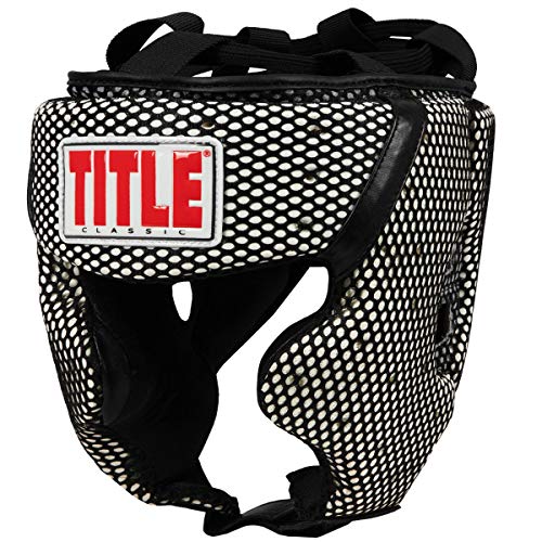 Title Boxing Classic Power Air Headgear, Black, One Size, Adults, Unisex