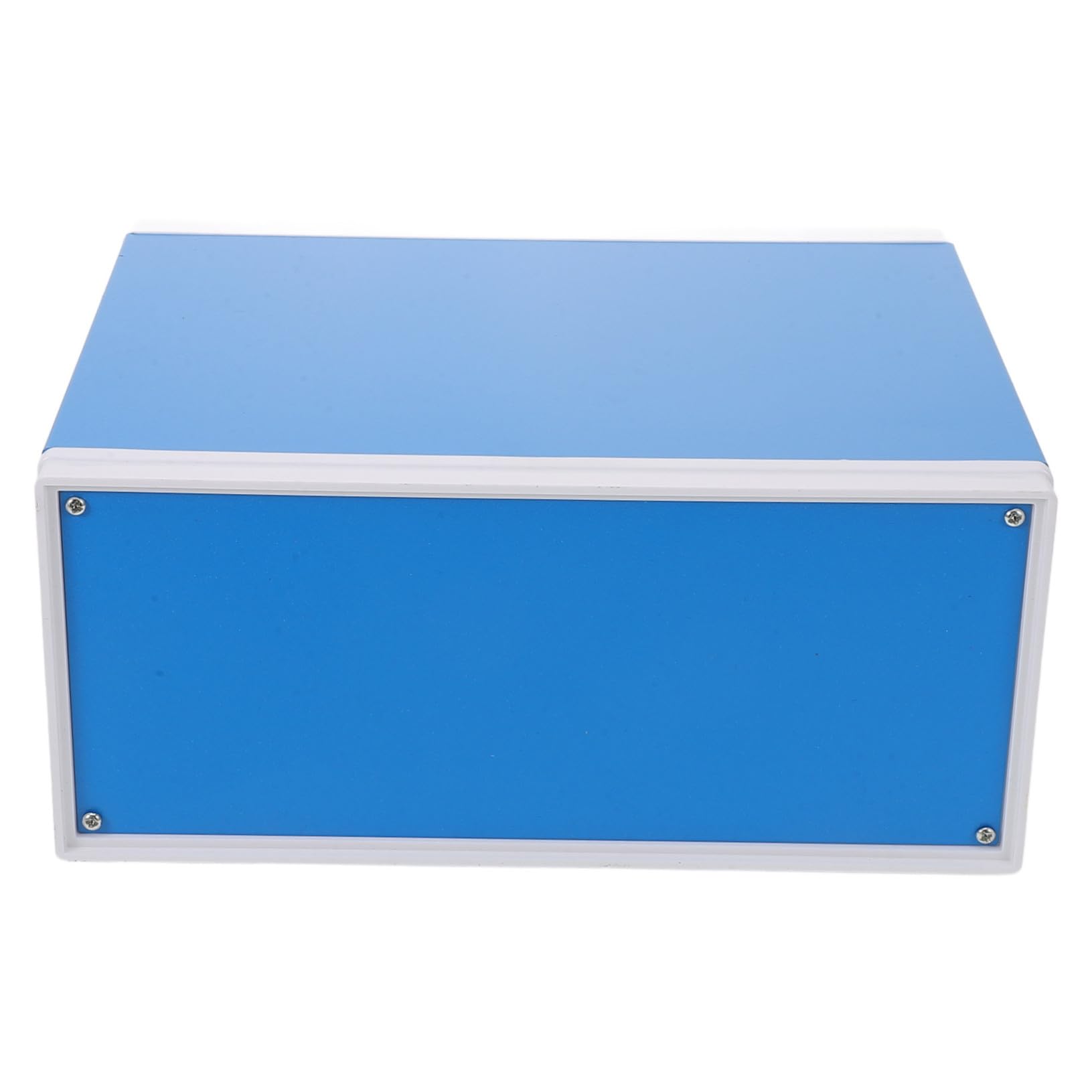 Blaues Metall Anschlusskastengehäuse für Elektronikprojekte 110x250x190 Mm | Eisen Ausführung, Schrauben im Lieferumfang, für Kommunikations Verteilerdosen und Kleine Klemmen