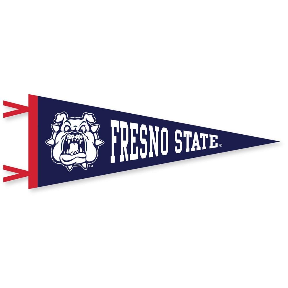 Collegiate PacificFresno State Bulldogs Wool Felt Pennant - 9" x 24"