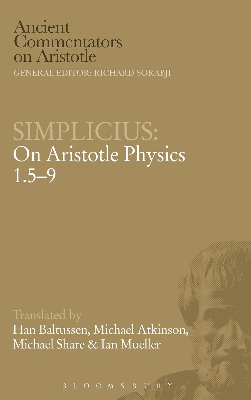 Buy Simplicius: On Aristotle Physics 1.5-9 — BookShops.in