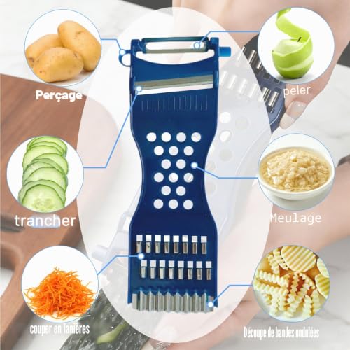 6 in 1 Éplucheur Multifonctionnel Léger et Pratique Coupe Pomme – vue 4