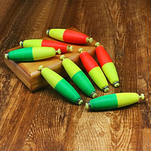 XFISHMAN Weighted-Bobbers-for-Fishing-Floats-Bouy Slip Bobber Fishing Corks Kit Crappie Bluegills Panfish Catfish Hand Made Foam Float 1 Inch 2 in 8-12 Pack by XFISHMAN - Used condition - Image 8