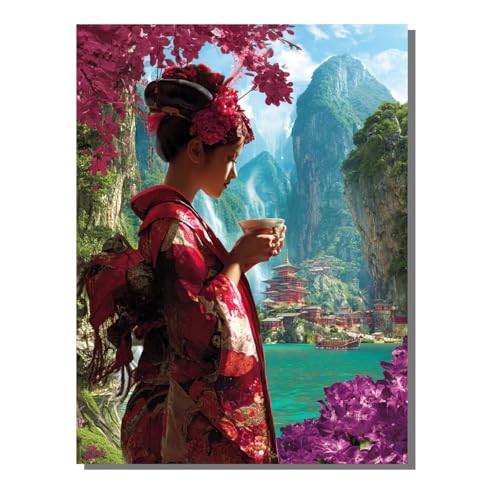 G i hG (t[X) l̎q̂߂̃Mtg ŃyCg SҌ LbgŃyCg fW^G  30x40cm uVƃANG̋Ă܂ DIY Paint by Numbers rO[ CeA