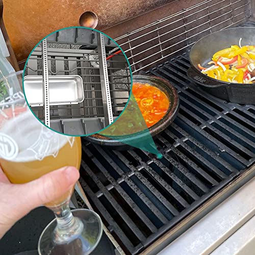 EasiBBQ 67490 Grill Burner Tube for Weber GS4 Genesis II 4 Burner E-410 S-410 E-415 S-415 E-435 S-435 Grills, Burners Tubes Pipe for Weber Genesis II 300 Series LX 200 Series, 66071 67488 66073 6773