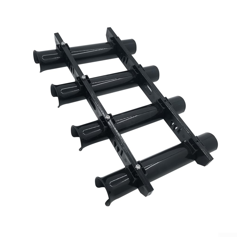 Supporto per canna da pesca, supporto per barca, in plastica resistente, accessorio per ponte, adatto per mulinelli rotanti, 475 x 305 mm