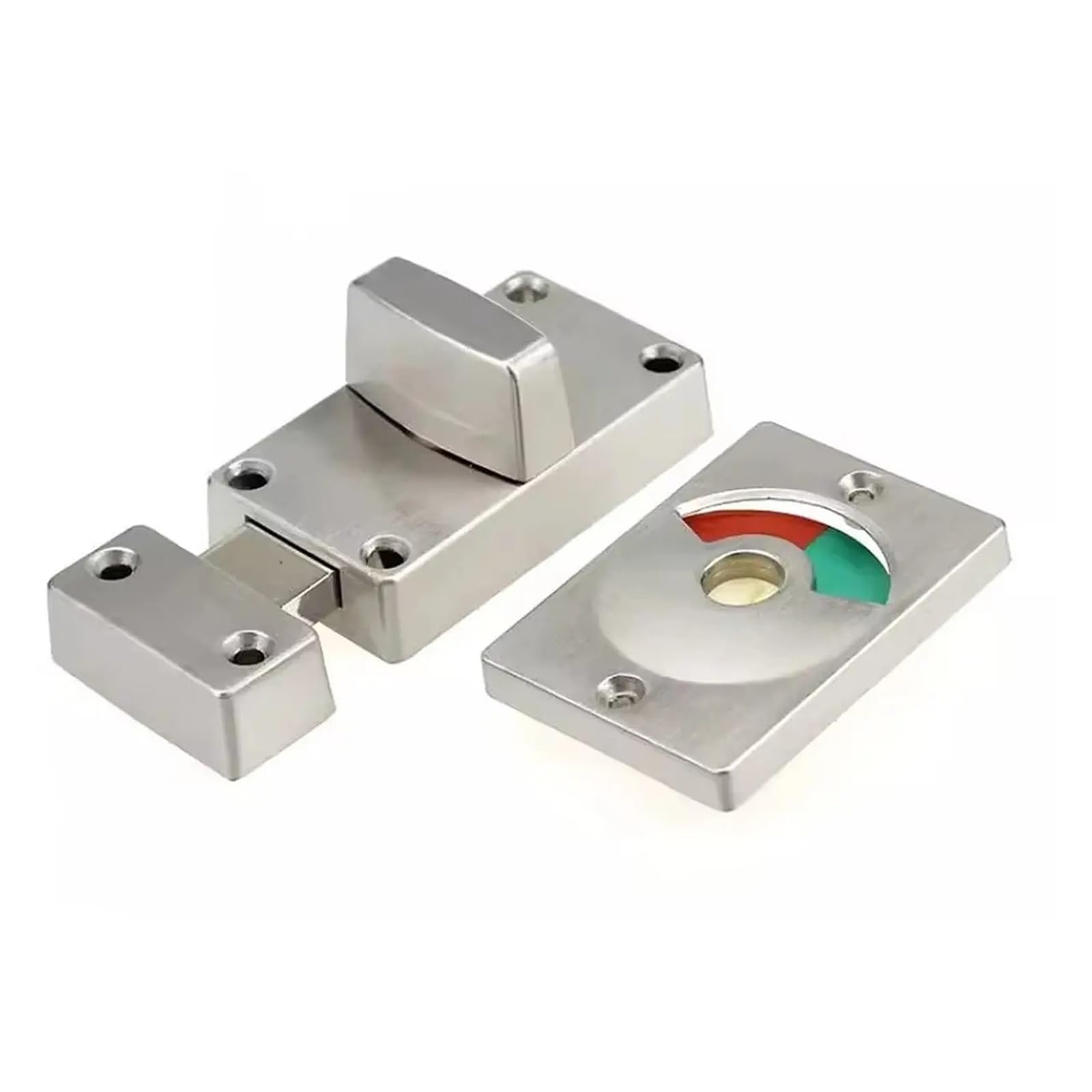 Bojhgo One Color Multi-Use Gear Zinc Alloy Public Restroom Indicator Lock, Toilet Partition, Household Hardware Accessories
