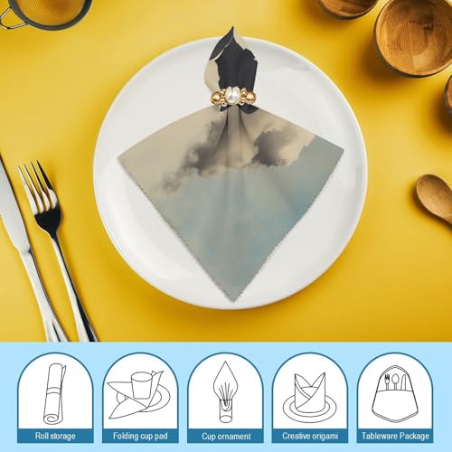 Servilletas de Tela Reutilizables Paquete x6 miniatura 7