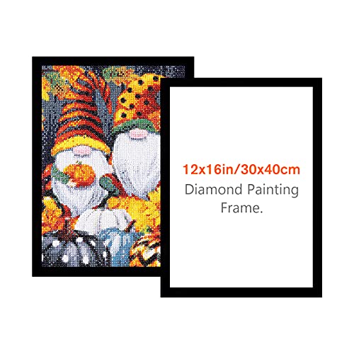 NAIMOER Diamond Painting Frames 1Pack, Frames for 12x16in/30x40cm Diamond Painting Canvas, Diamond Art Accessories Frame Self-Adhesive, Frames for Wall Window Door Black (Internal size 25x35cm)(Black) NAIMOER Diamond Painting Frames 1Pack, Frames for 12x16in/30x40cm Diamond Painting Canvas, Diamond Art Accessories Frame Self-Adhesive, Frames for Wall Window Door Black (Internal size 25x35cm)(Black)