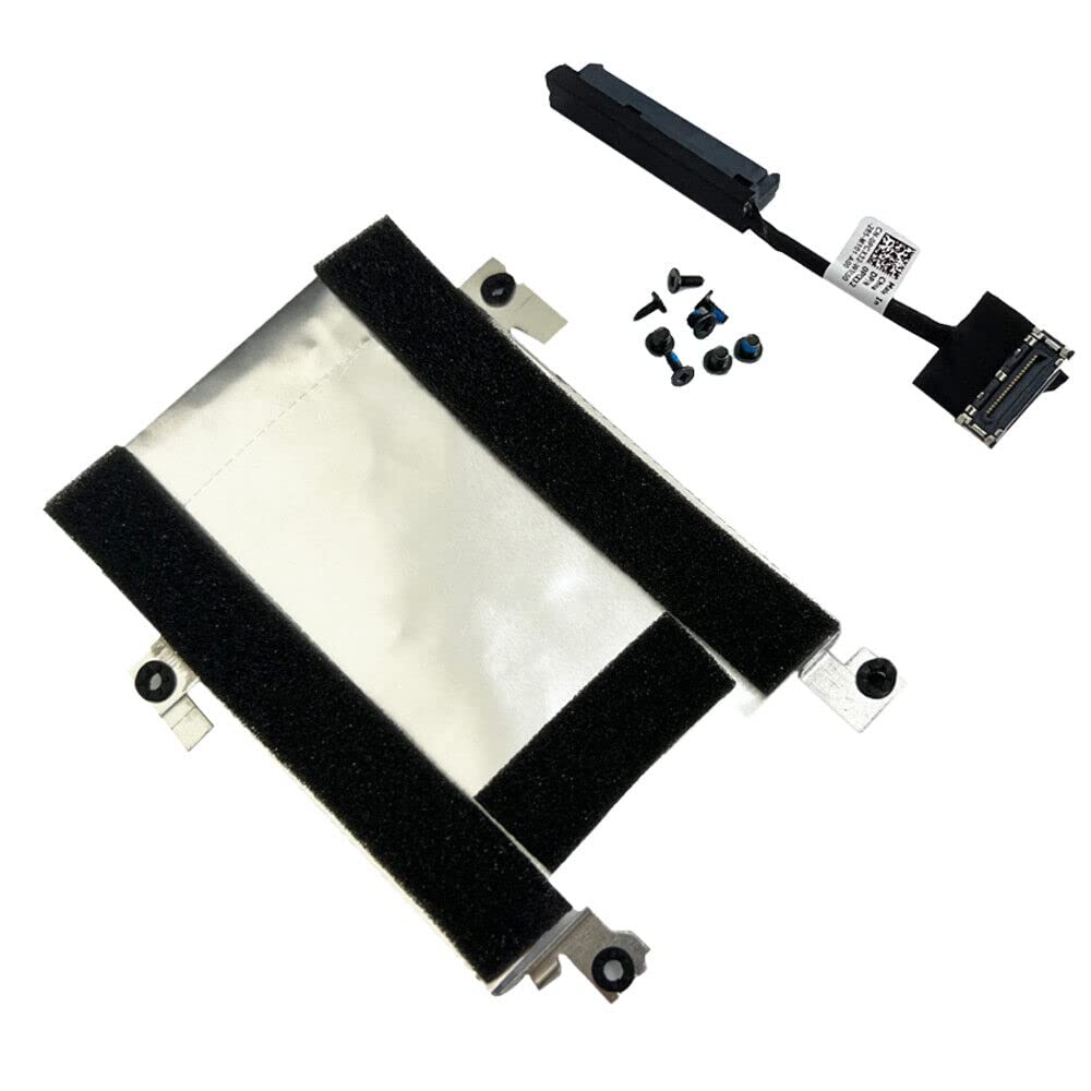 Gintai Câble Disque Dur 0PCX32 450.0NS03.0001 & HDD Caddy Bracket Cadre 96GVC pour Dell Latitude 5521 E5521 5520 5531 E5531 Precision 3561 3560 3571 M3571 avec vis