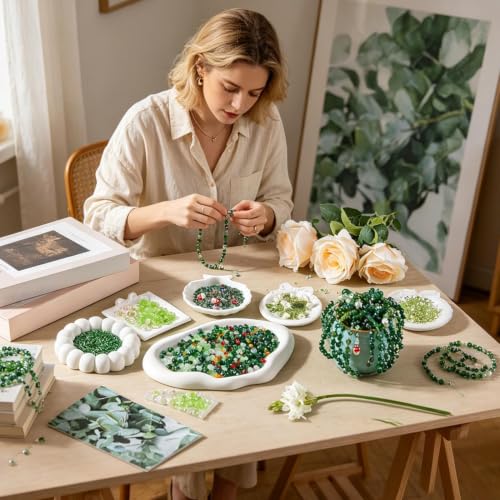 Kit de plantas con cuentas de 2800 piezas para manualidades y decoración de hogar interior 2