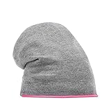 CODELLO PREMIUM KOLLEKTION CODELLO PREMIUM Mütze Strickmütze BEANIE mit Streifen grau 82068806 (Hellgrau)