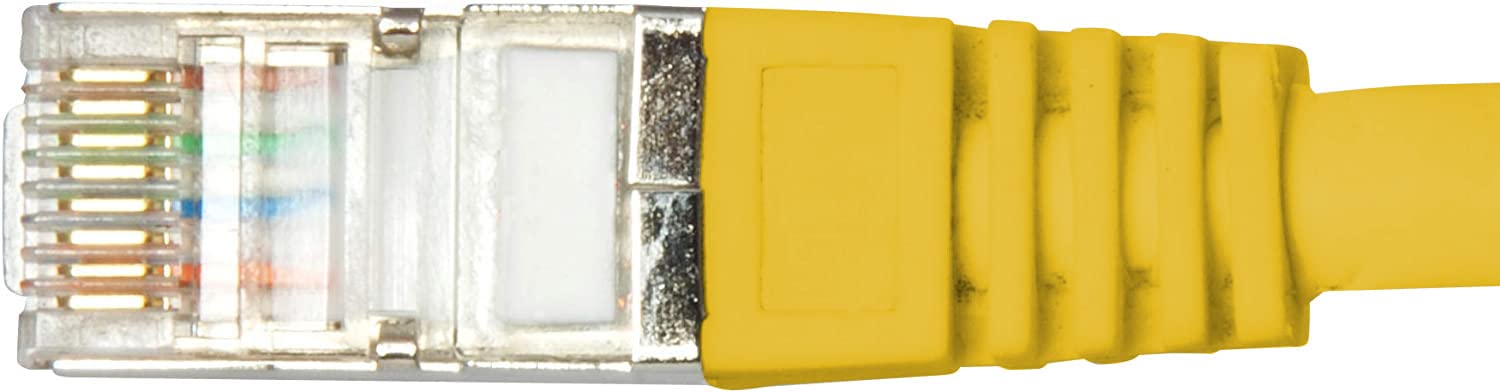 Techly Professional 360660 Cable de red Patch de cobre Cat. 6A SFTP LSZH 15 m Amarillo cable de red