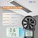 Elitech ANE-200W Bluetooth Anemometer, Digital Wind Speed Meter with Temperature and USB Data Export, CFM/CMM Air Flow Measurement, for HVAC and Environmental Testing