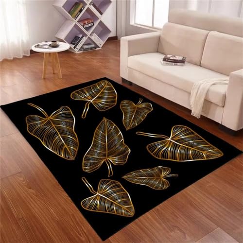 Kunsen Alfombra Niña Abstracta, Simple, Antideslizante, Moda y decoración Interior antiincrustante se Puede Lavar con Agua. Sala Multicolor Rug popular120x200CM