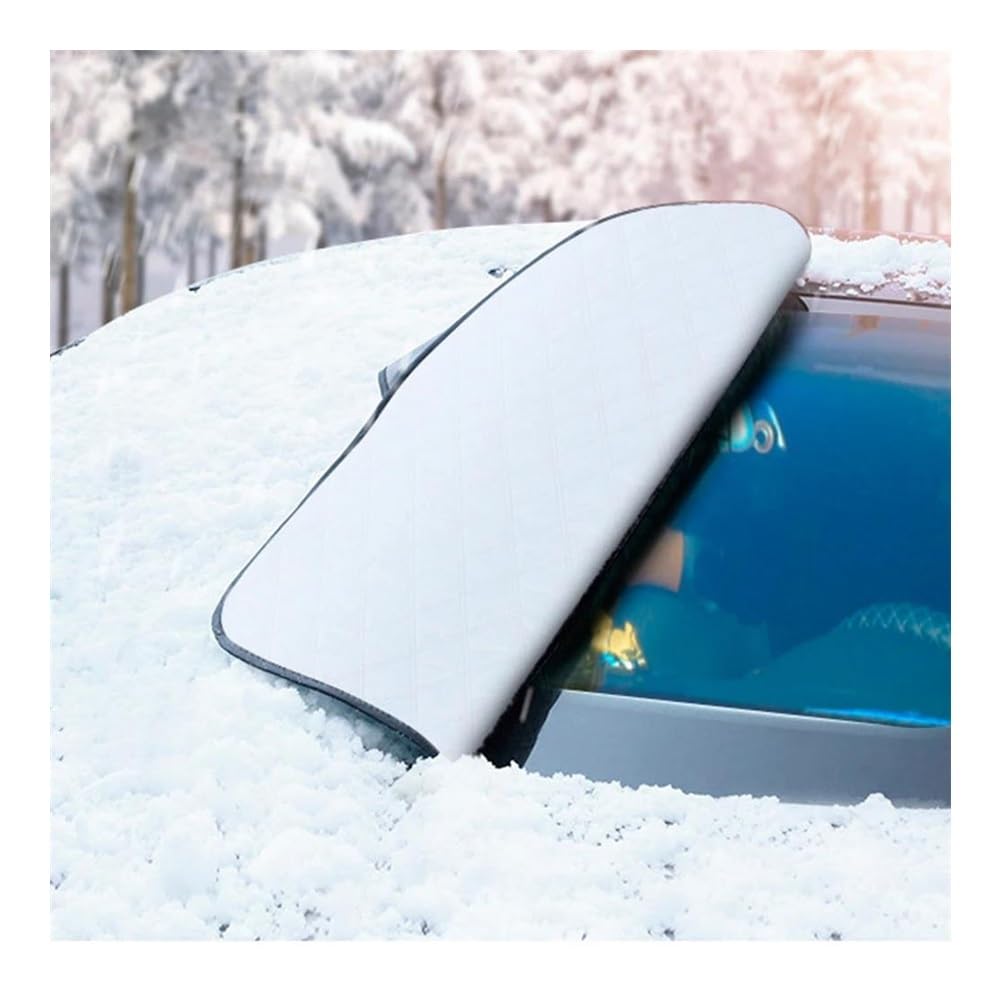 Couverture Pare-Brise Voiture La Couverture De Pare-Brise De Voiture Empêche Les Dommages UV Étanche À La Poussière Toutes Saisons Universelle pour Voiture SUV MPV Bache Pare-Brise