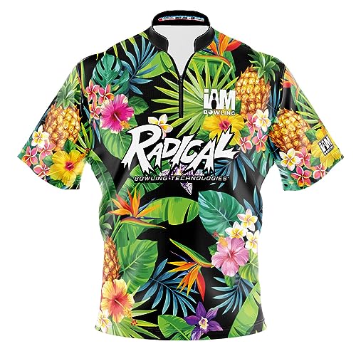 Logo Infusion Dye-Sublimated Bowling Jersey (Sash Collar) - I AM Bowling Fun Design 2033-RD - Radical (X-Large) Multicolored