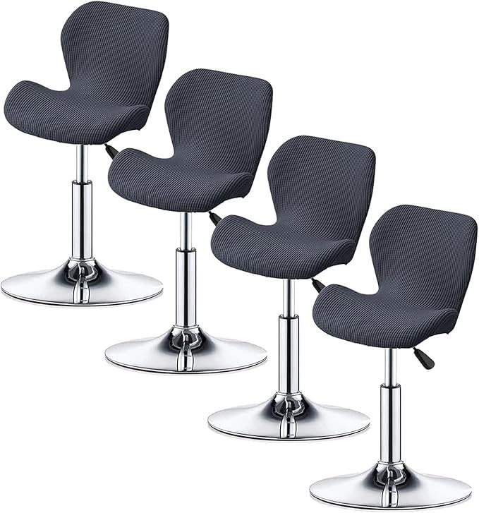 Housse de tabouret de bar lavable en velours pour protéger vos chaises de cuisine